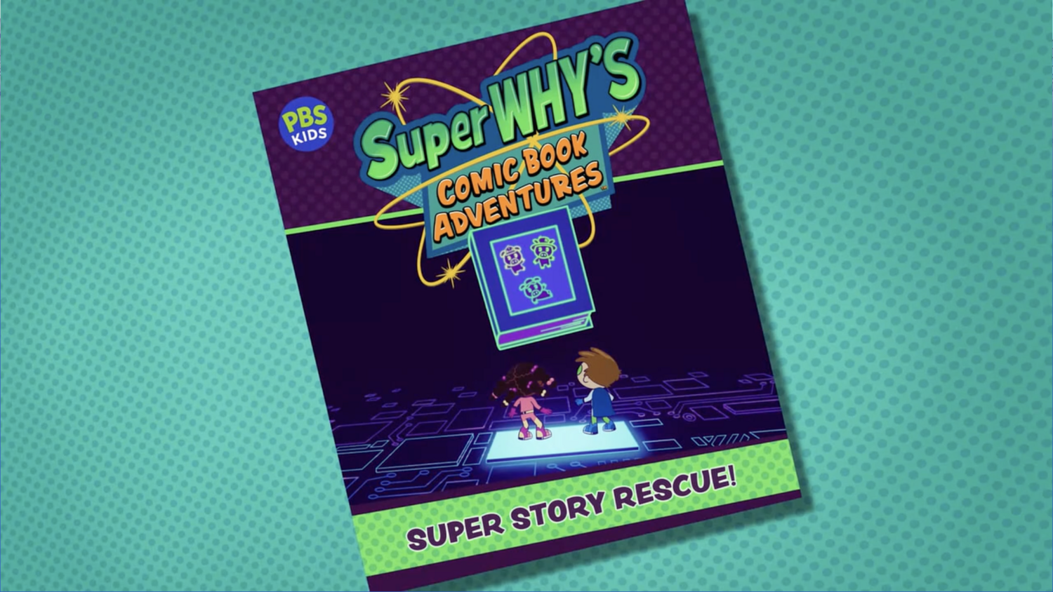 Super Why Comic Adventures Title Card
