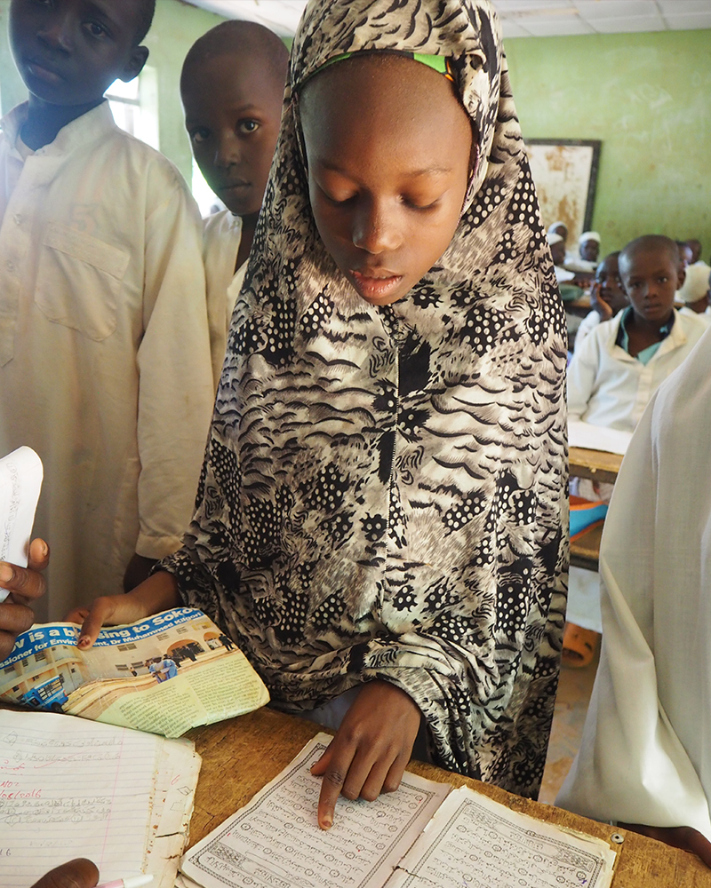 Students in a classroom in northern Nigeria