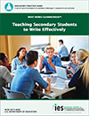 Teaching Secondary Students to Write Effectively
